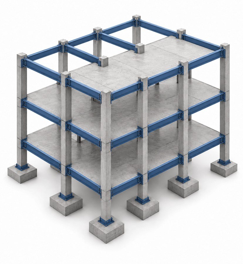 Detalle conceptual de un modelo estructural para revisión